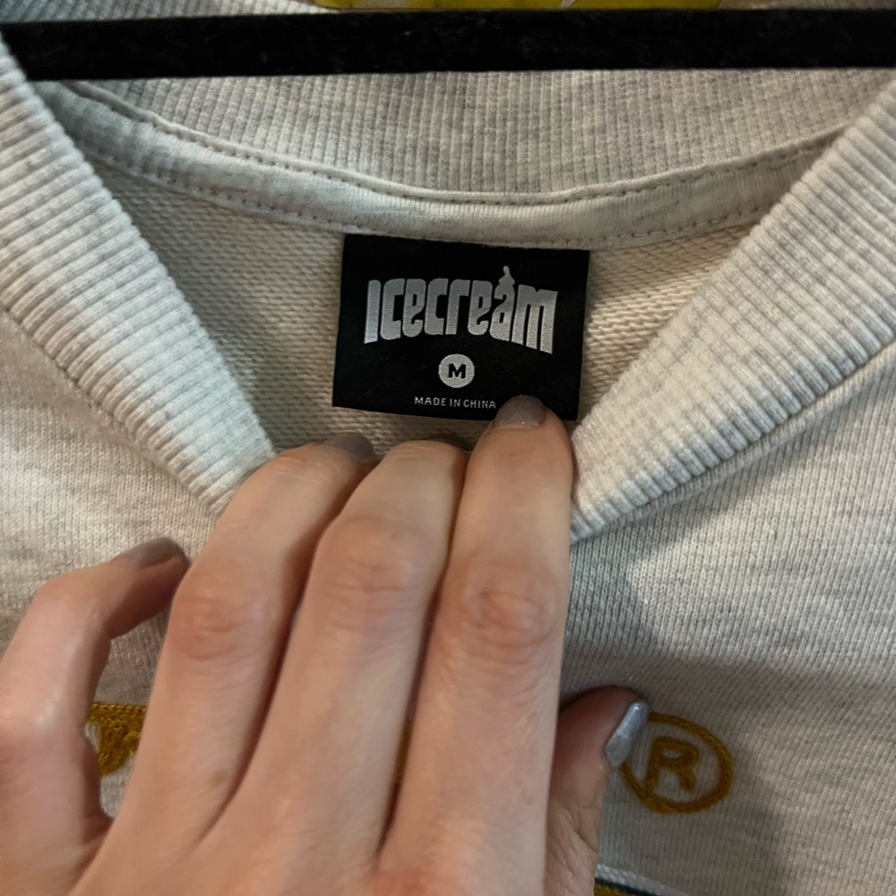 BRAND New, never worn ice cream grey crew neck